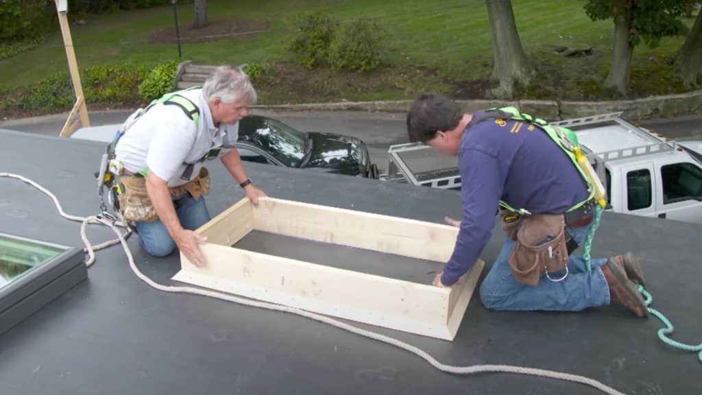 Build and Install the Skylight Curb