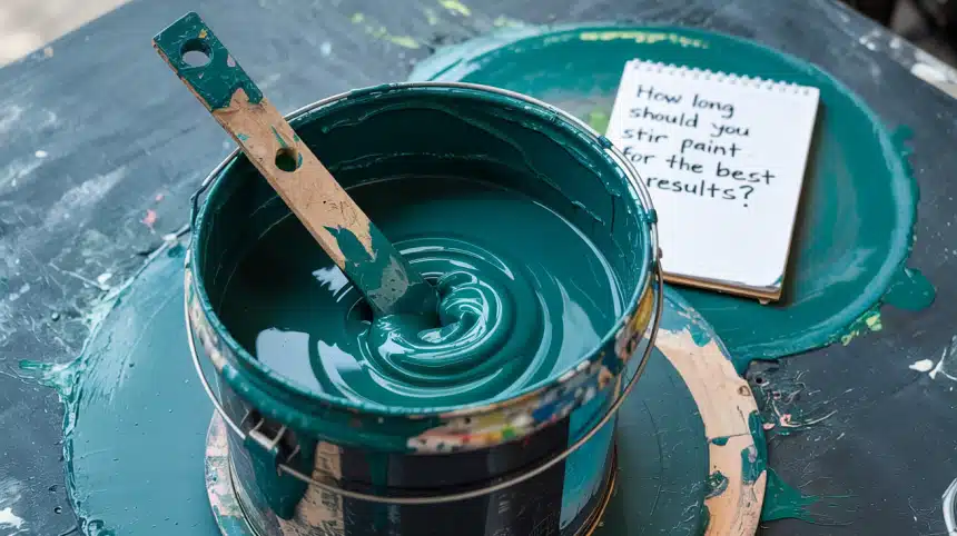 How Long Should You Stir Paint for the Best Results?