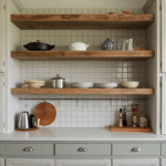 How to Install Floating Shelves Between Cabinets