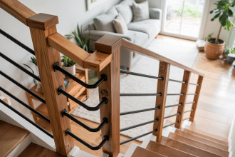 How to build a stair railing