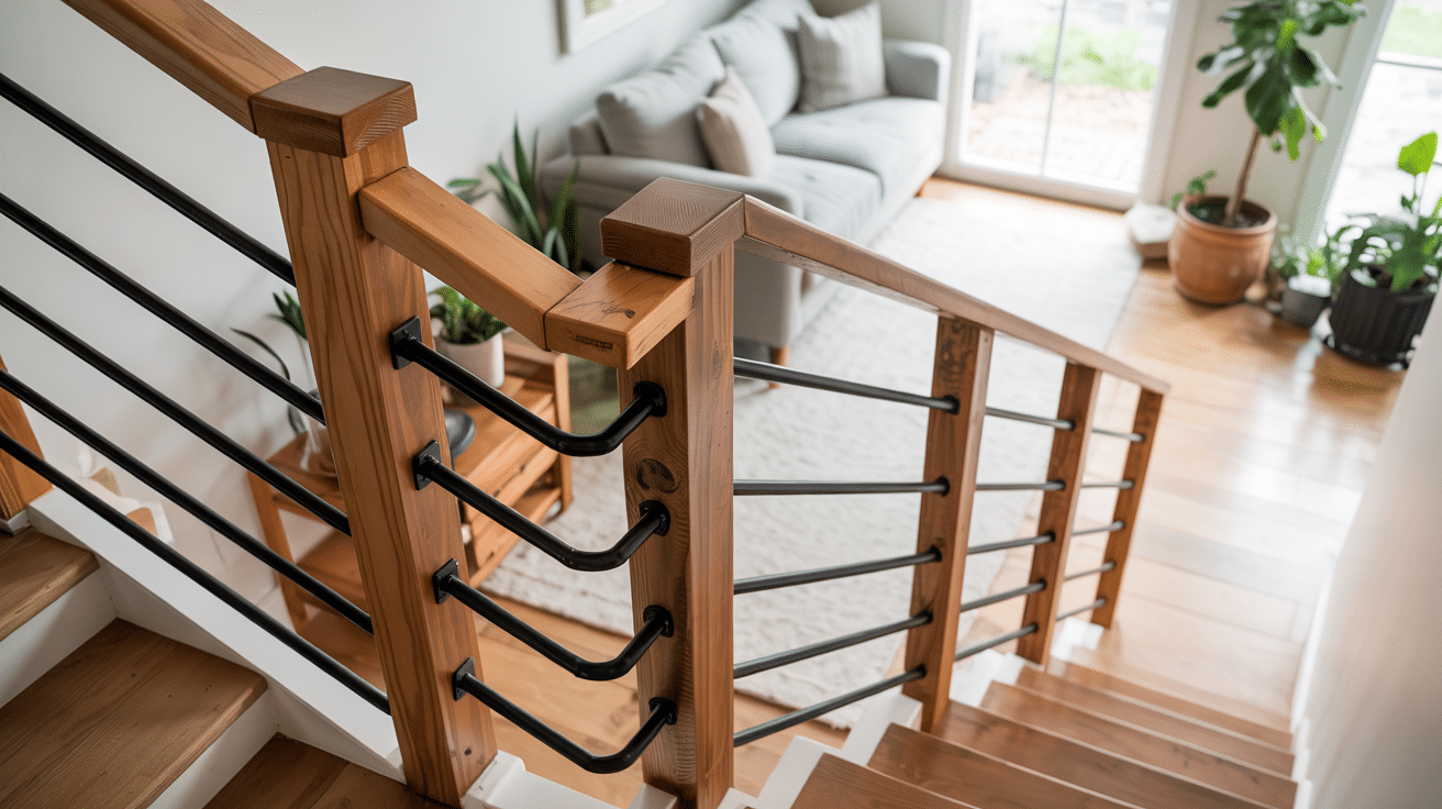 How to build a stair railing