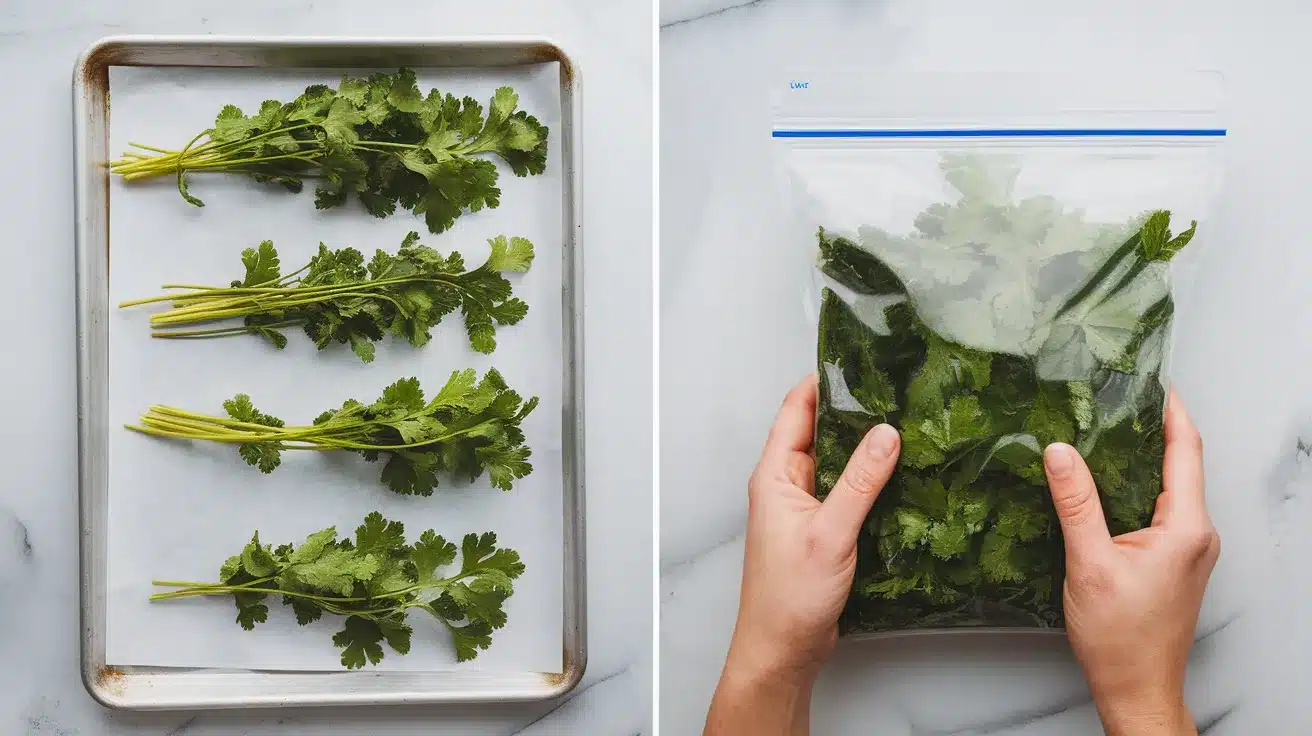Method_2_Flash_Freezing_Whole_or_Chopped_Leaves