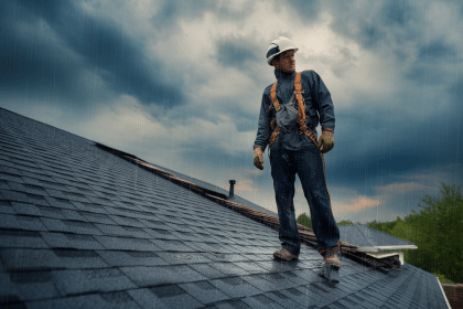 roofing in the rain