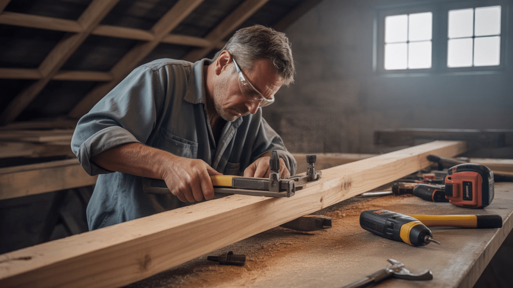 2. Repairing Damaged Rafters or Trusses