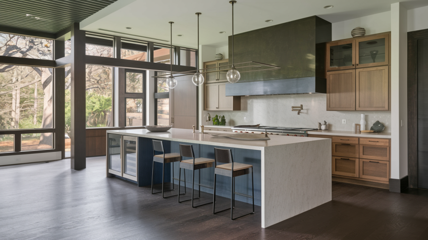 27 Waterfall Island Ideas to Boost Your Kitchen Design