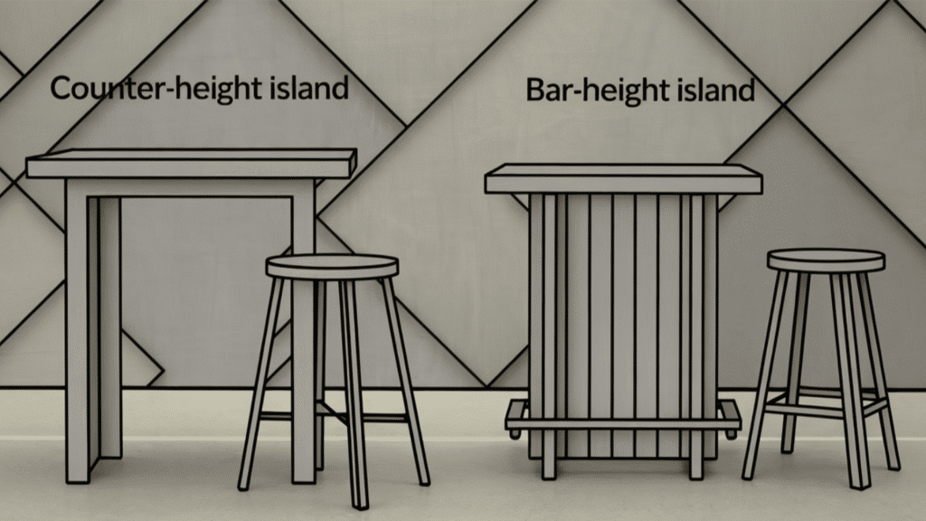 Counter Height vs Bar Height: Key Differences