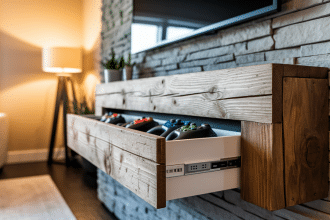DIY Hidden Drawer Mantel: Step-by-Step Build
