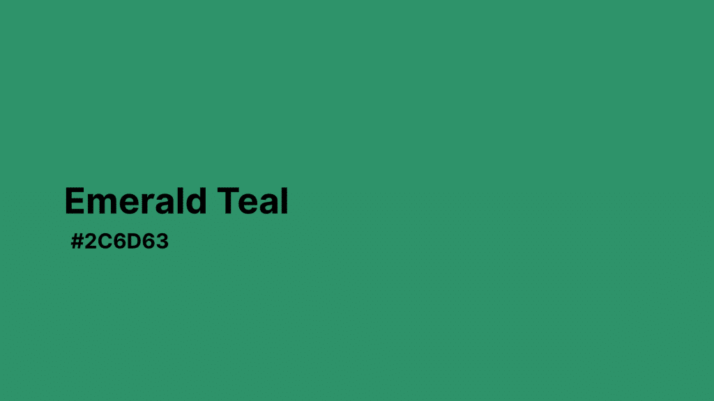 Emerald Teal