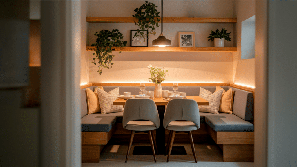 Floating Shelves with Decor