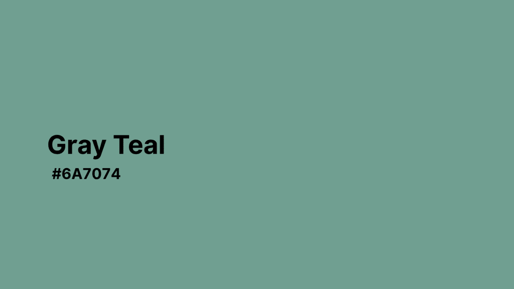 Gray Teal