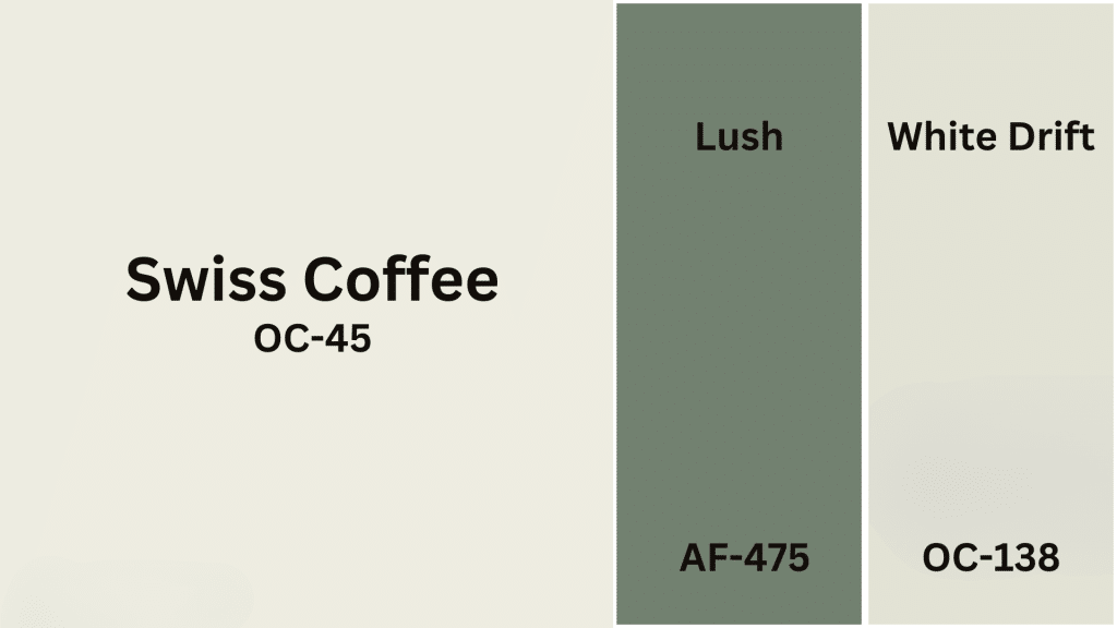 Ideal Pairing Colors for Swiss Coffee