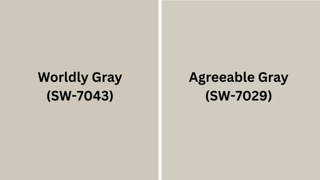 Key Differences Between Worldly Gray vs Agreeable Gray