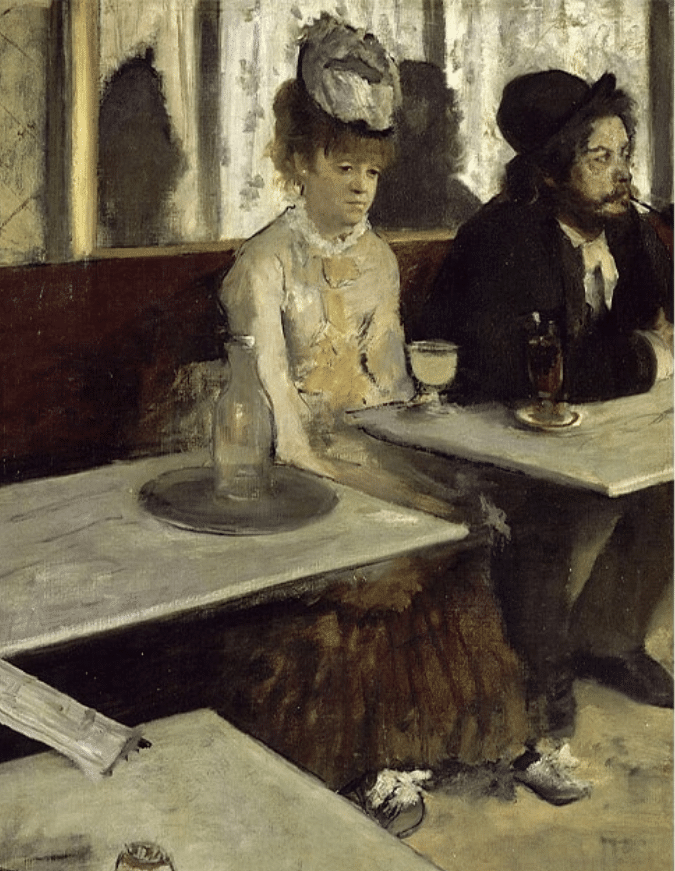 L'Absinthe by Edgar Degas (1876)