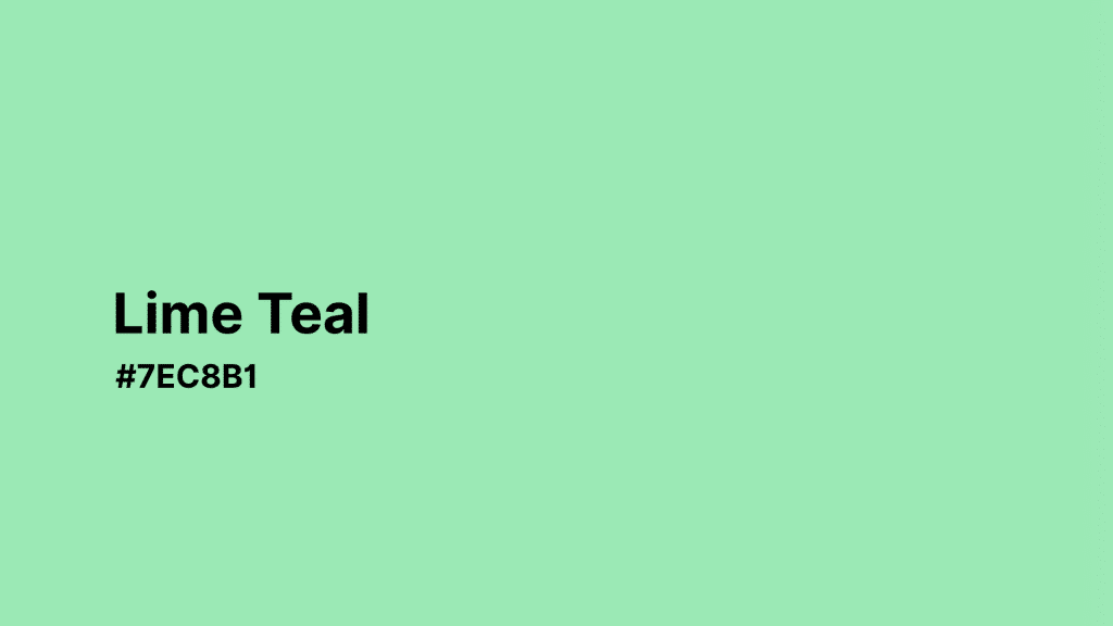 Lime Teal