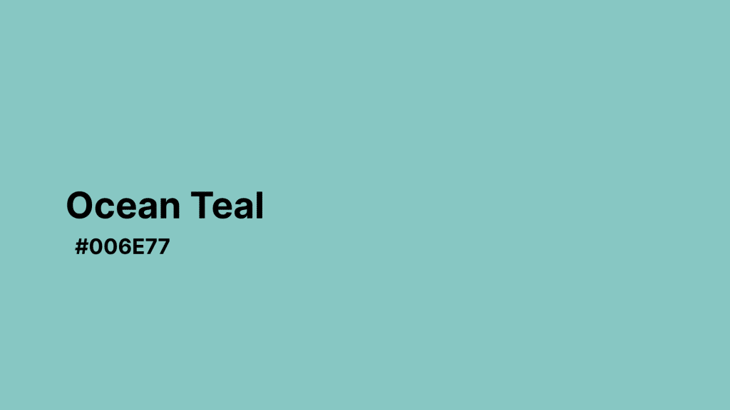 Ocean Teal