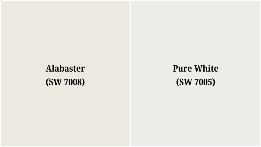 Sherwin-Williams Alabaster vs Pure White: Complete Review