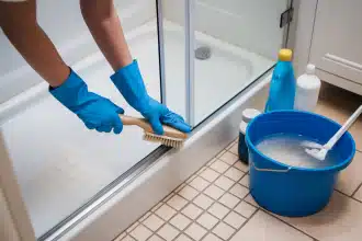 Shower Door Tracks So Dirty? Try These Cleaning Hacks