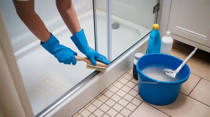 Shower Door Tracks So Dirty? Try These Cleaning Hacks