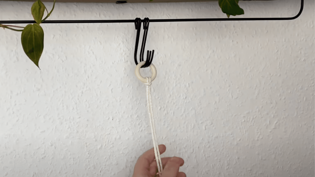 Step 1- Attach the Main Cord to the Hoop
