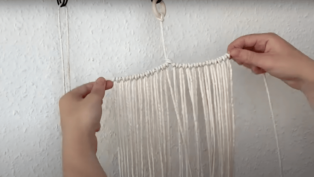 Step 4- Attach the Next 10 Cords (Right Side)