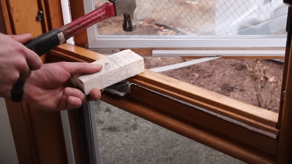 Step 6- Re-attach the Wood Trim