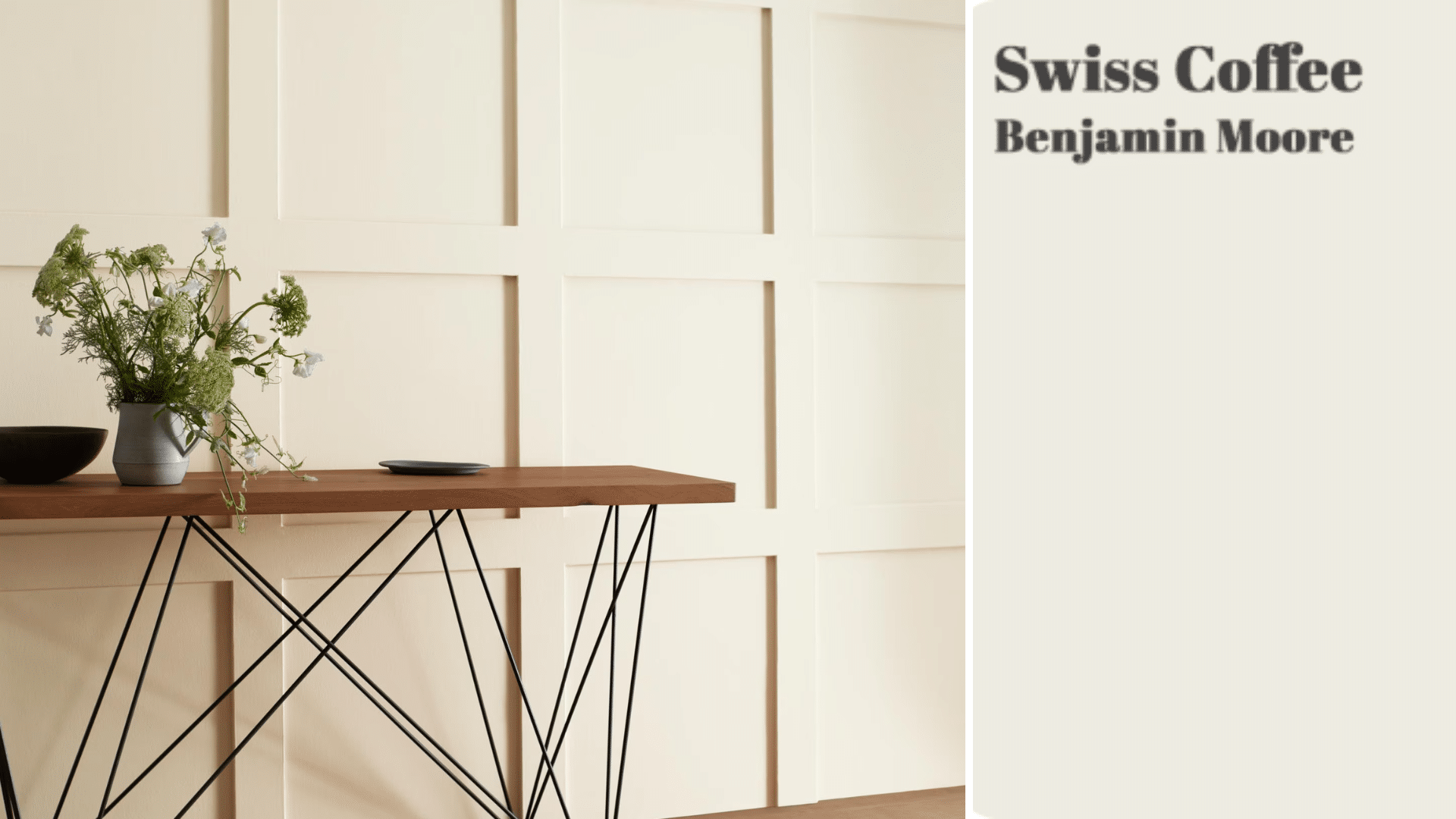 Swiss Coffee Benjamin Moore (OC-45): A Review