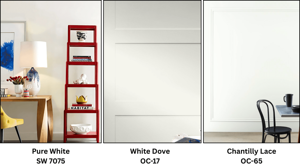 What's the Best White Trim with Mindful Gray Walls?