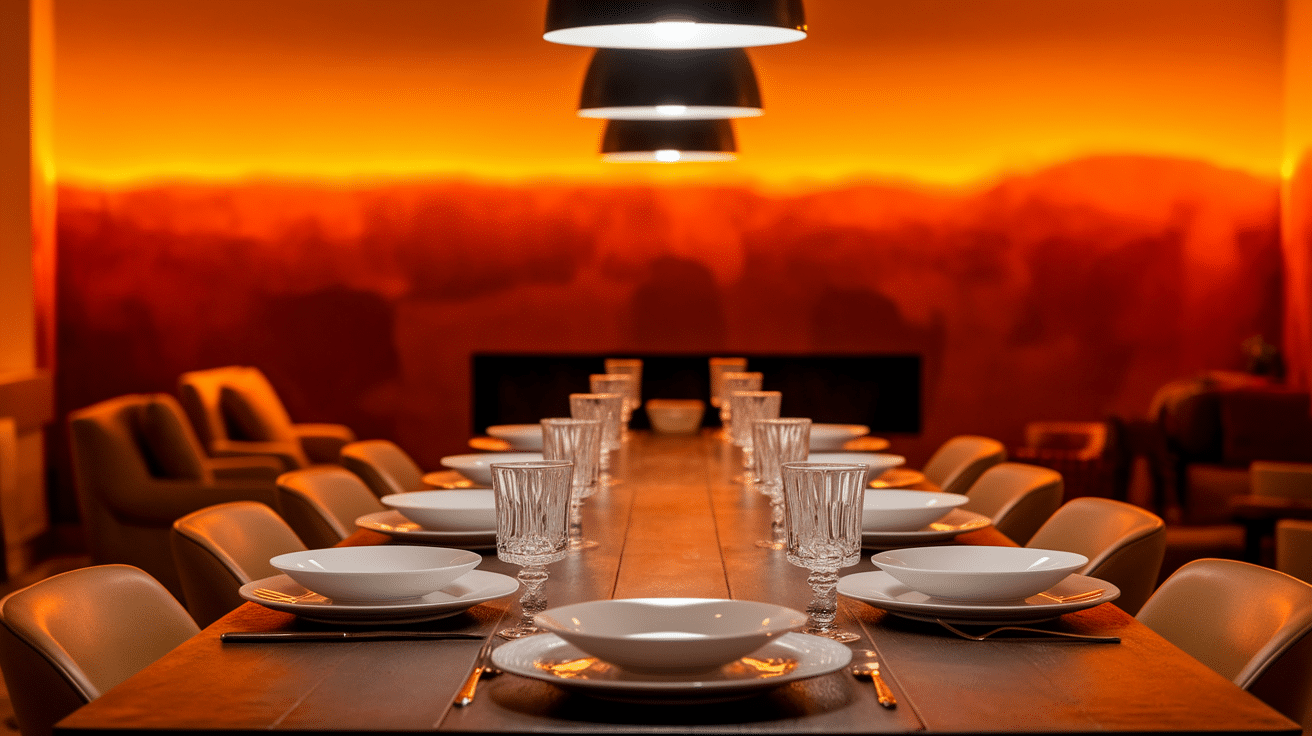 accent wall dining room