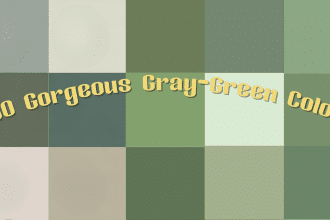 80 Gorgeous Gray-Green Color Names for Your Palette