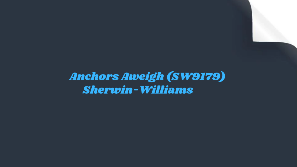 Anchors Aweigh