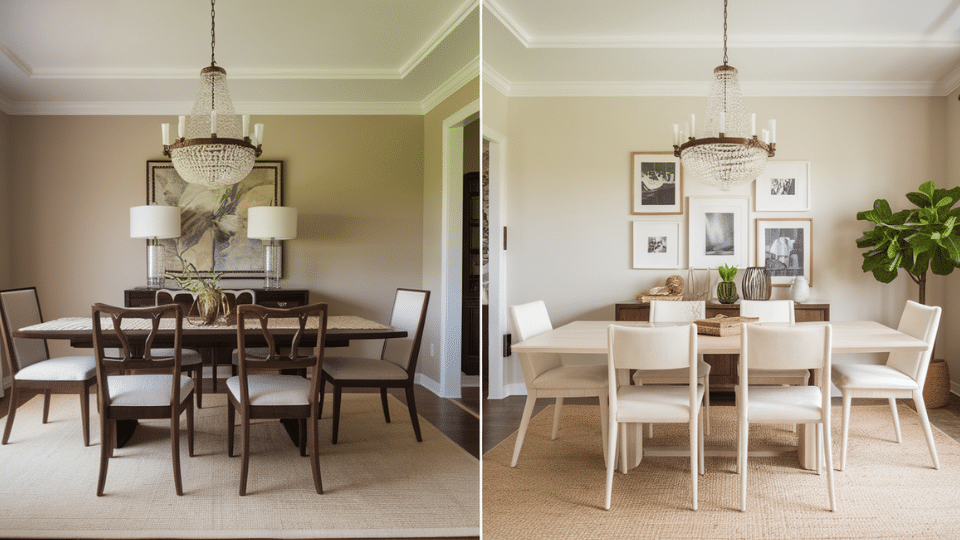 Before & After Dining Room Makeovers That Inspire