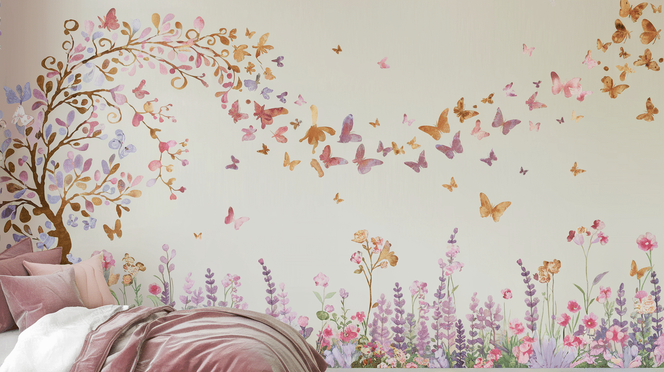 Butterfly Wall Collage
