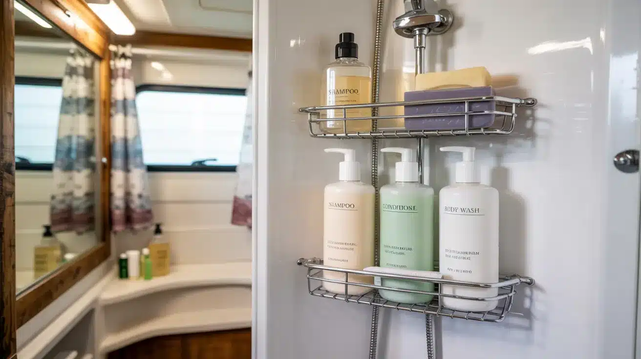Corner Shower Caddy Installation
