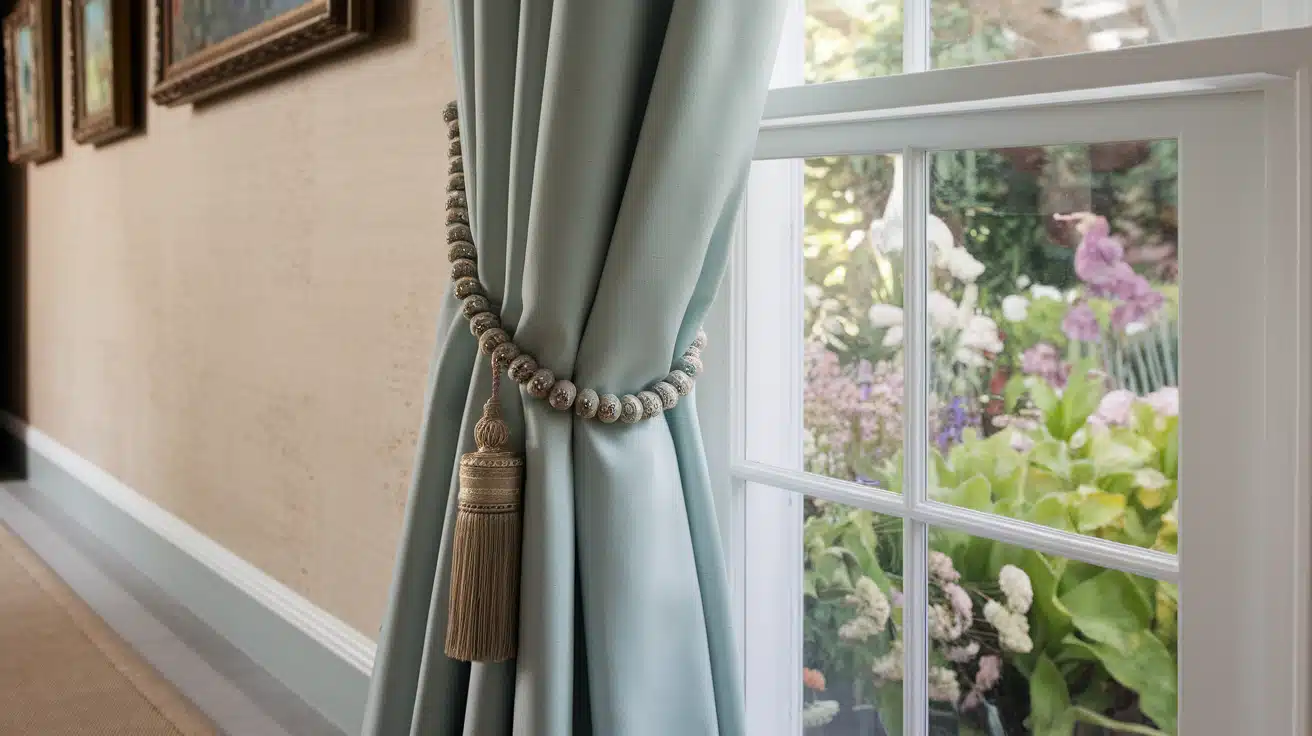 DIY Curtain Tie Backs With Creative Alternatives