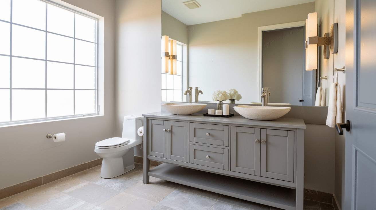 Double Sinks or Single Compact Vanity