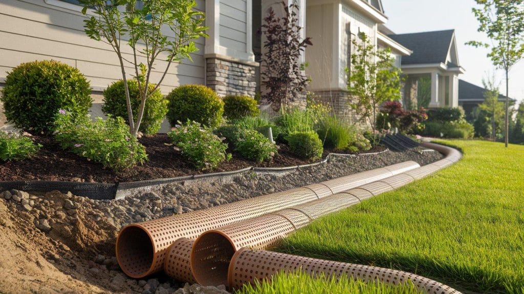 French Drains and Strategic Landscaping