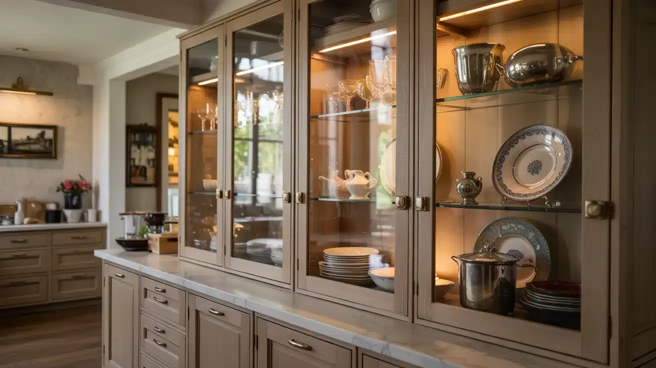Glass-Front Cabinets