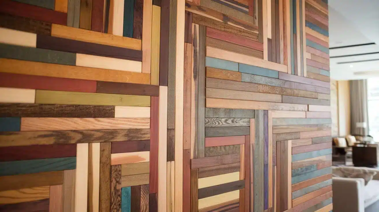 Multicolor Plywood Wall Panels