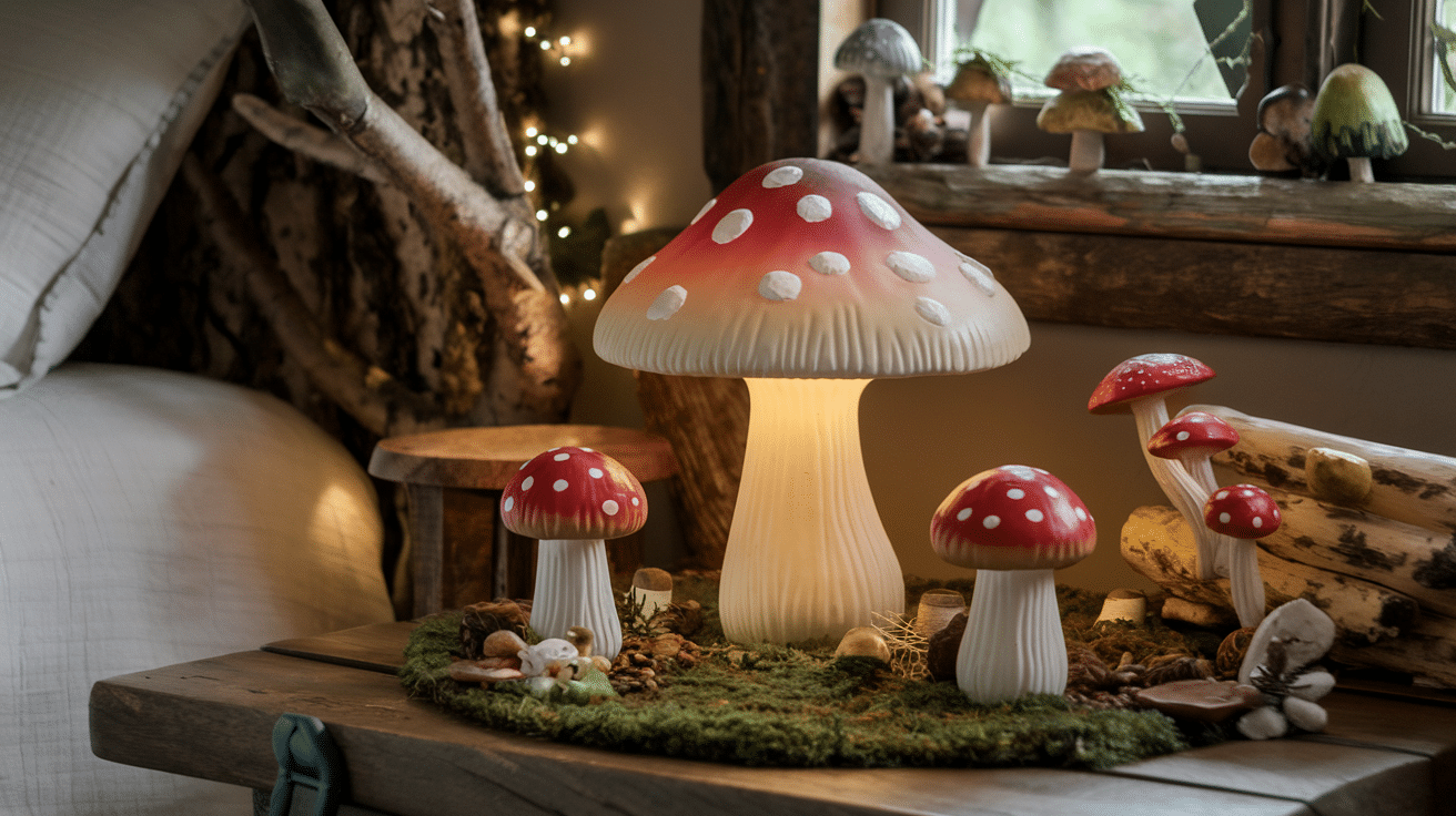 Mushroom-Inspired Decor (DIY & Store-Bought)