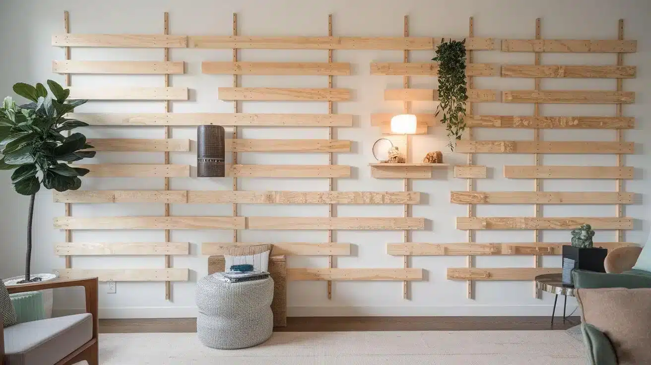 Plywood Slat Walls