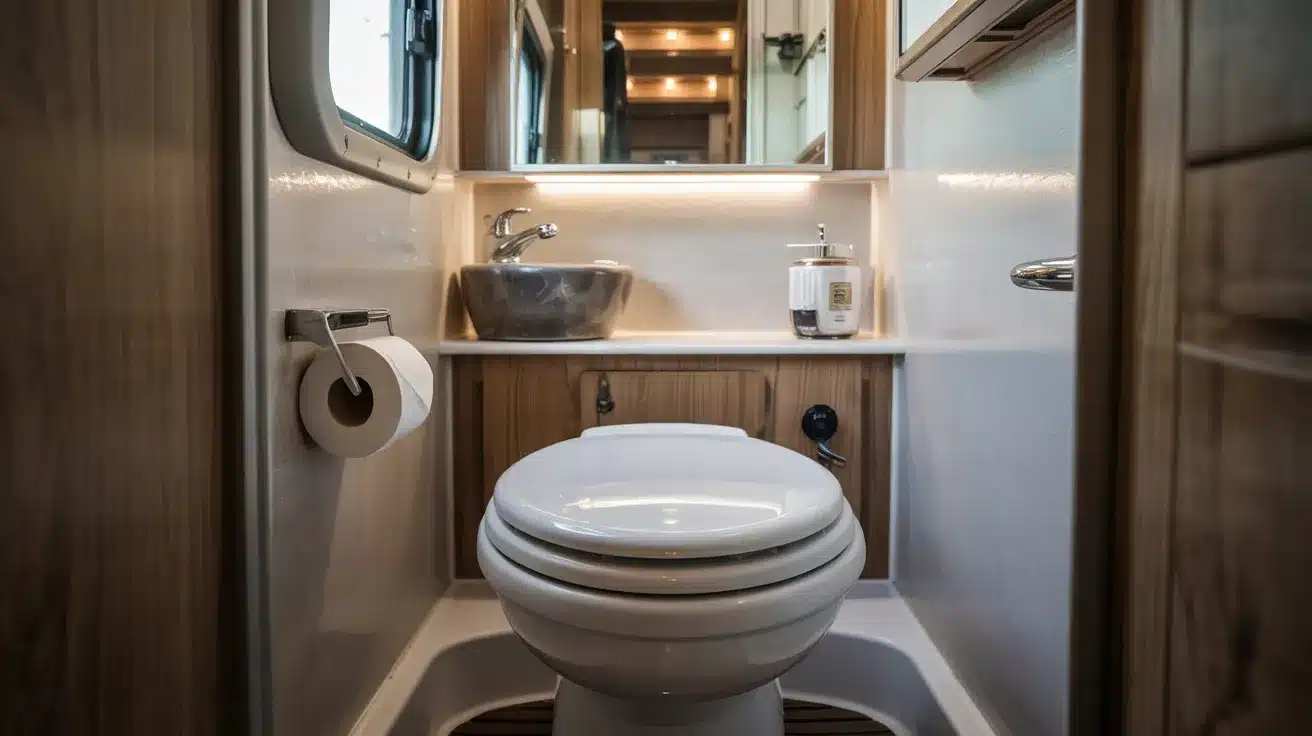 RV Toilet Upgrade to Porcelain Model