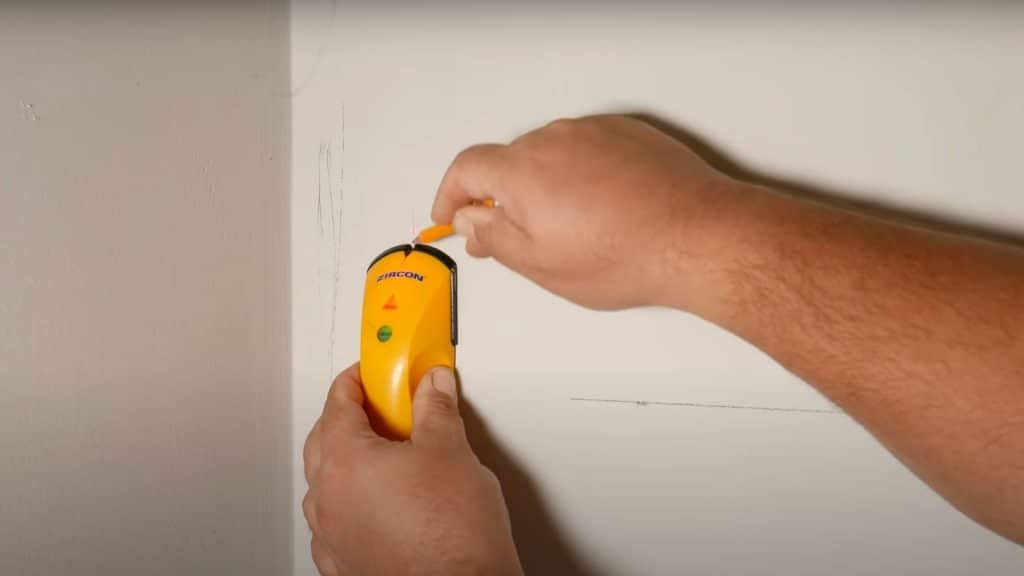 Step 2 Locate-and-Mark-Wall-Studs (1)
