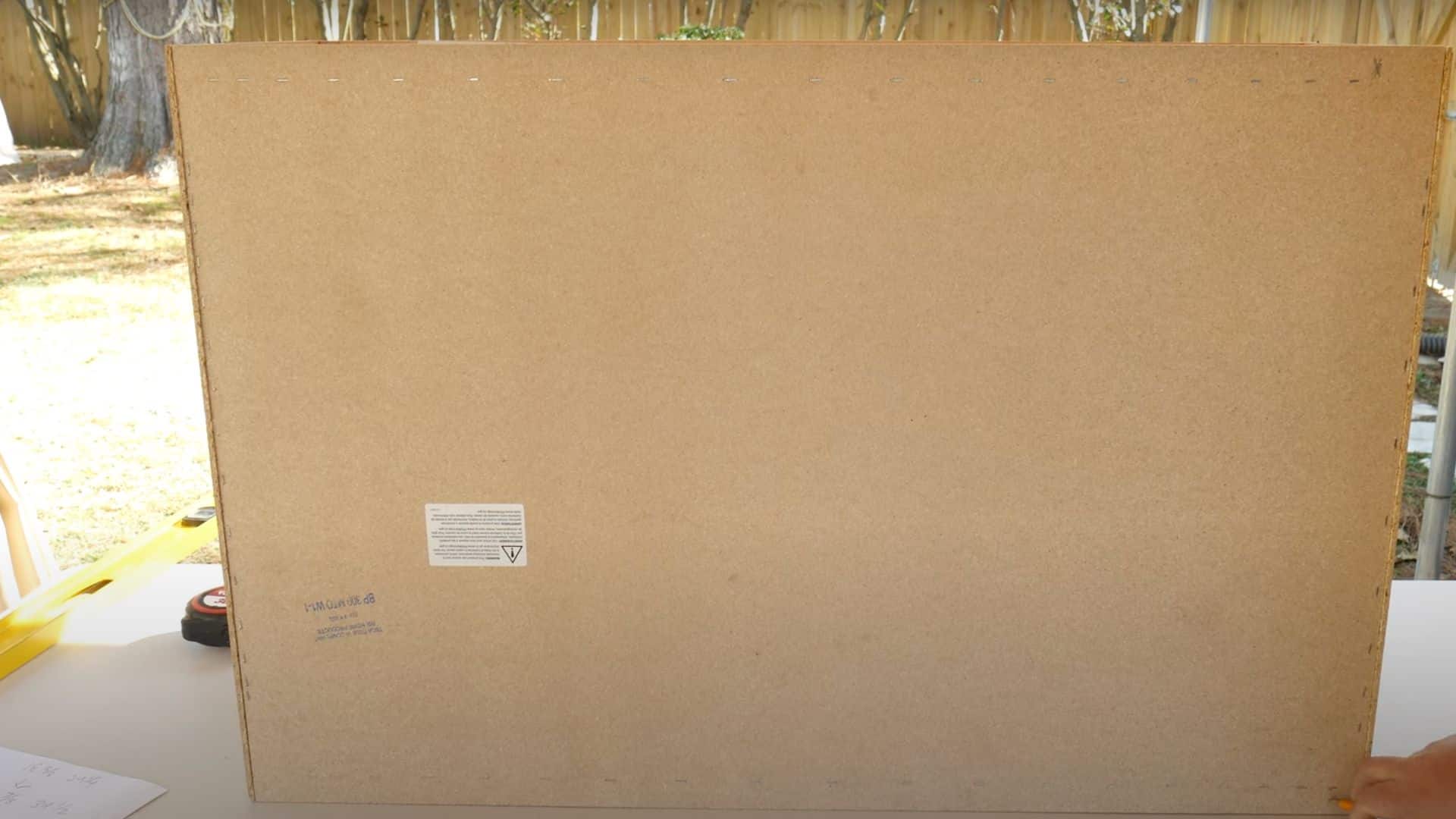 Transfer Wall Measurements to Cabinet