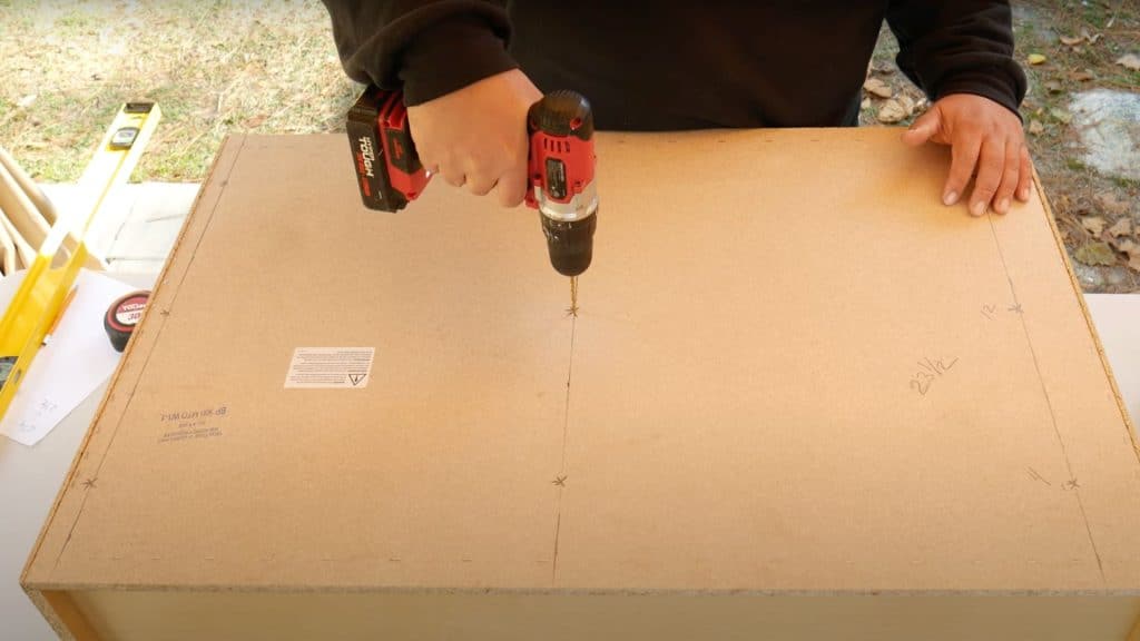 Step 5 Mark-and-Drill-Screw-Holes