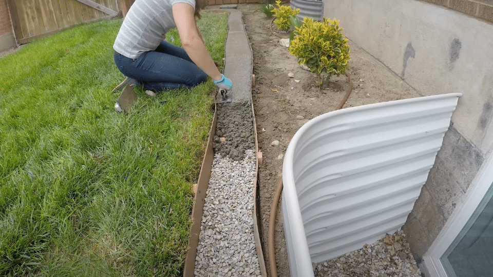 Step 6- Pouring and Finishing the Concrete