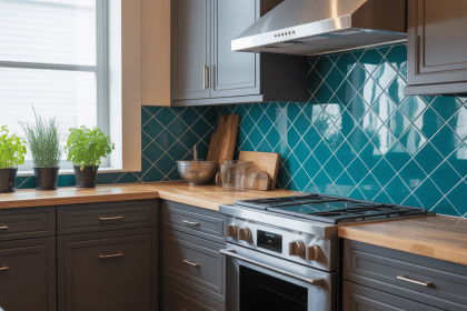 color schemes for kitchens with dark cabinets