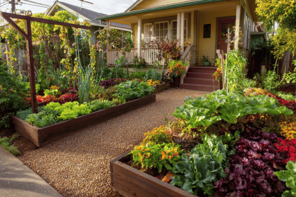 front yard vegetable garden ideas