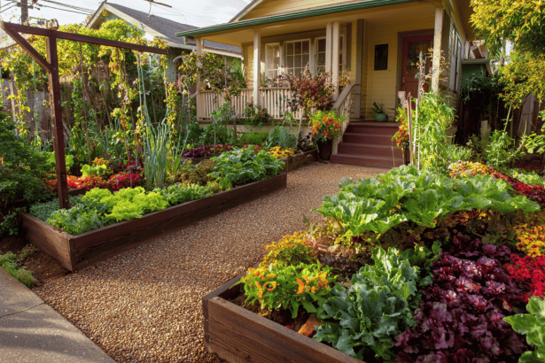 front yard vegetable garden ideas