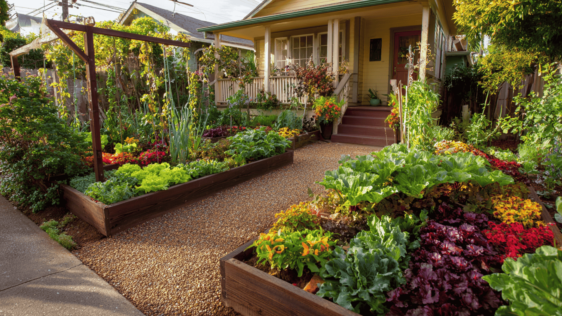 front yard vegetable garden ideas