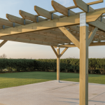 how to build patio cover not attached to house